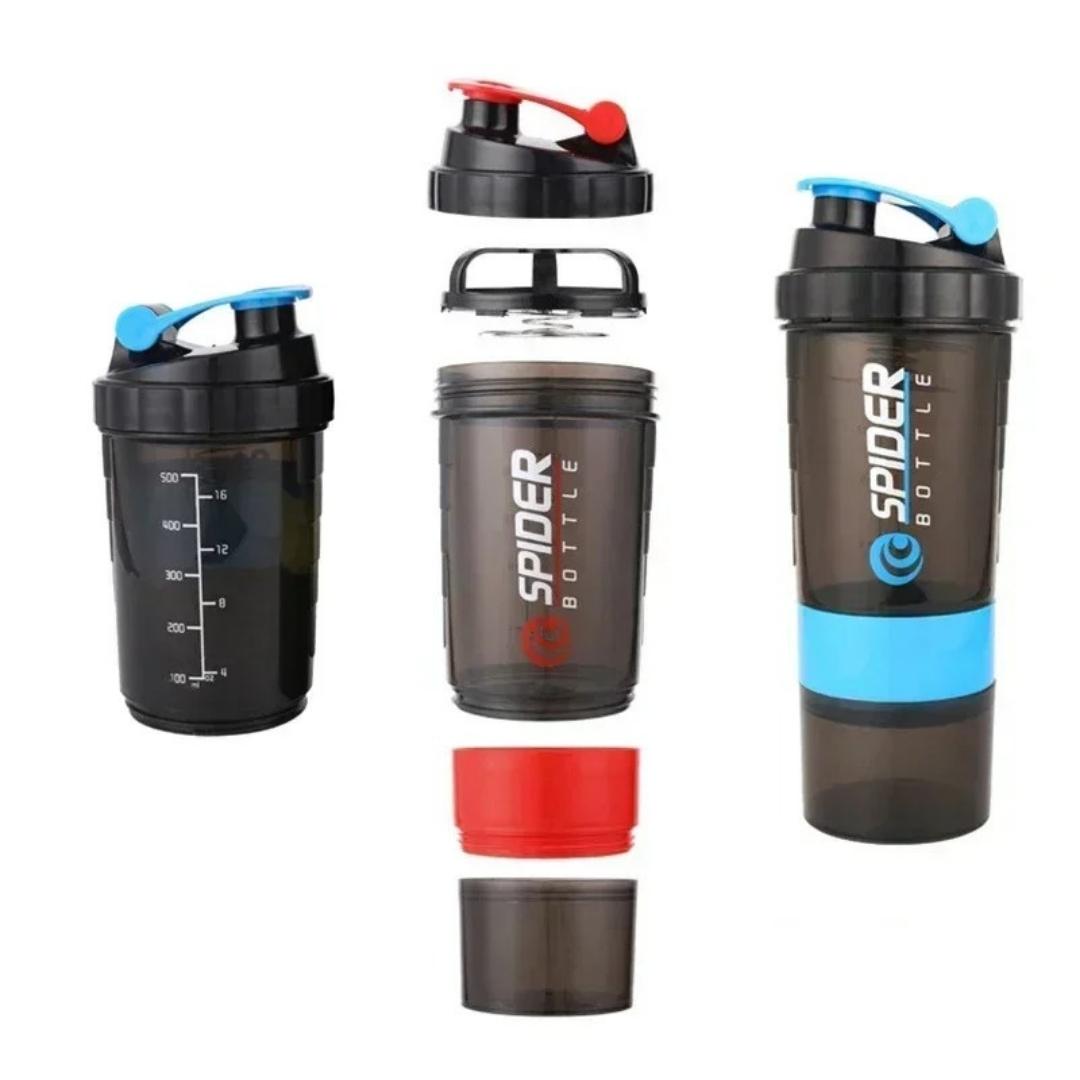 Shaker Spider Bottle – Nutrition, Hydration, Organization