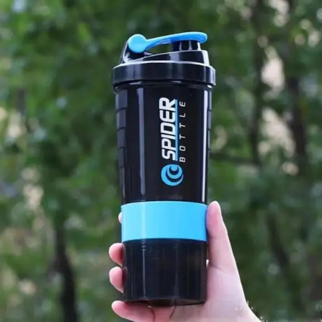 Shaker Spider Bottle – Nutrition, Hydration, Organization