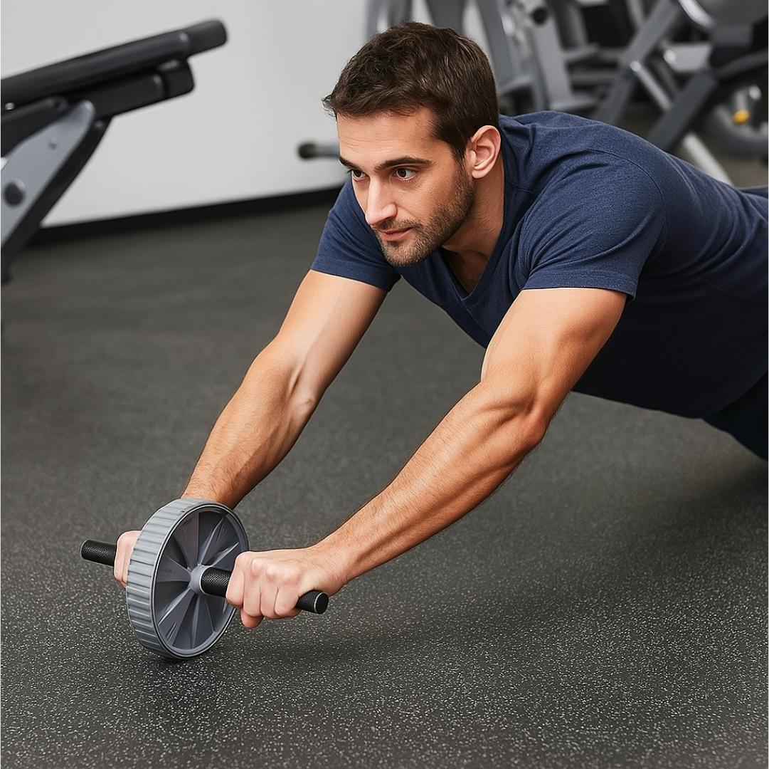 Compact Abdominal Wheel – Core Strength & Power